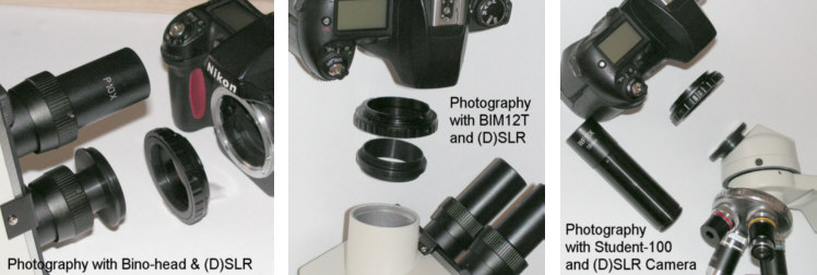 T2 Fotoadapter (Zwischenring) für Mikroskop