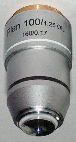 SemiPlan- und Planobjektiv für Mikroskop (160mm)